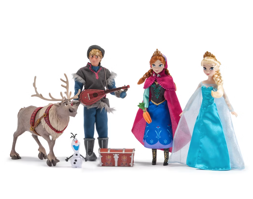 Frozen panenky velká dárková sada Elsa, Anna a Kristoff