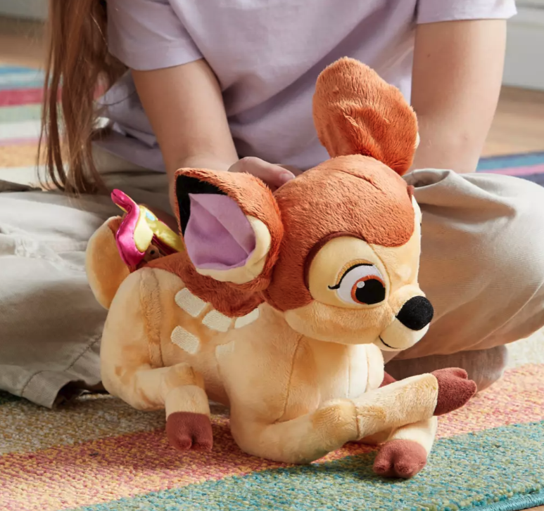 Bambi plyšová hračka s motýlkem