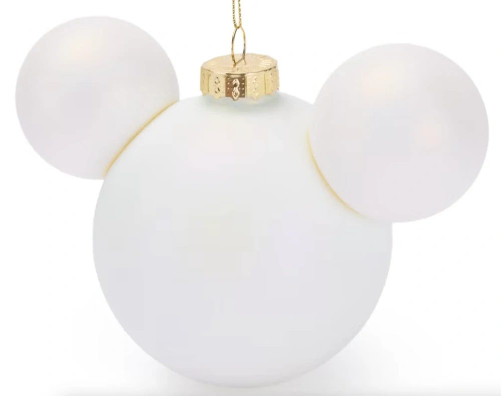 Mickey Mouse vánoční ozdoba na stromeček bílá