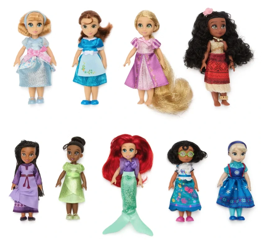 Dárková sada mini panenek Disney 12,5 cm