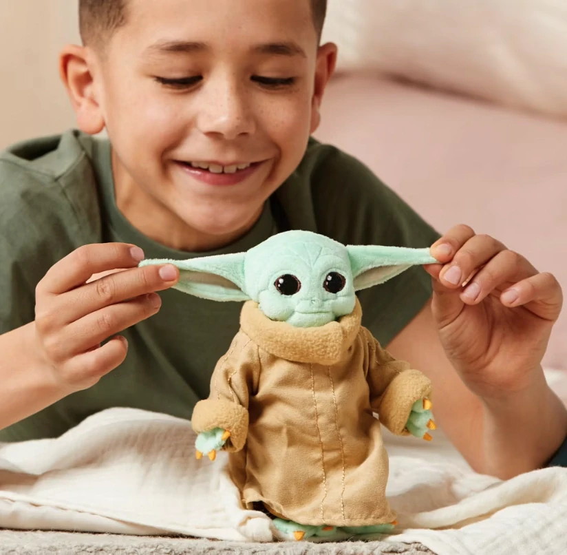 Grogu malá plyšová hračka baby Yoda, The Mandalorian