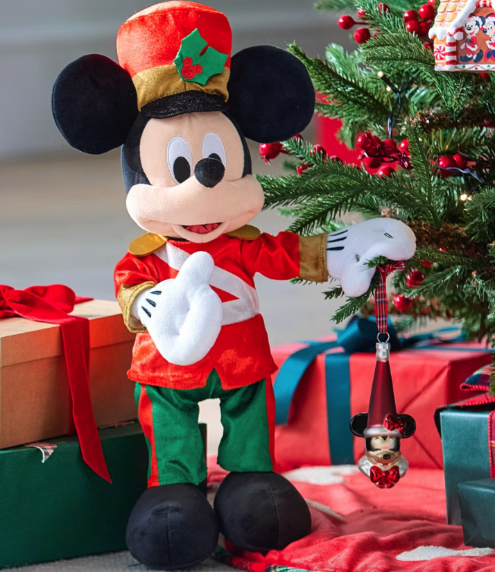 Mickey Mouse vánoční plyšová hračka 2026