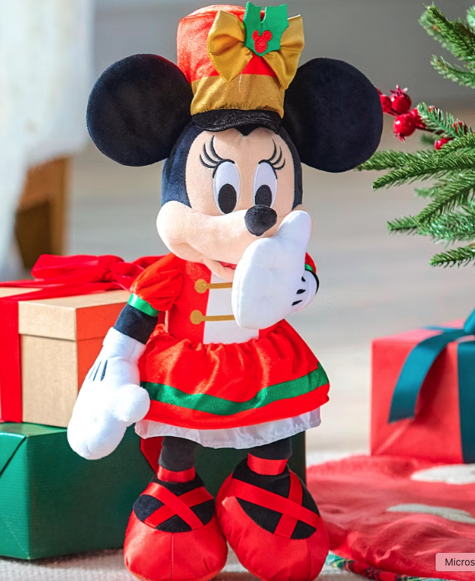 Minnie Mouse vánoční plyšová hračka 2026