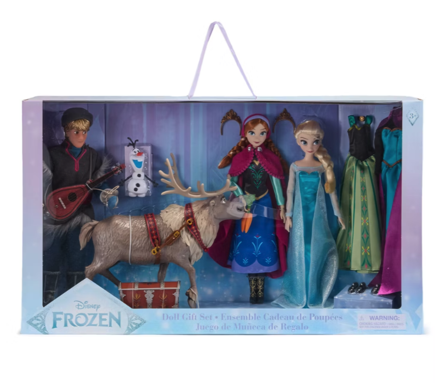 Frozen panenky velká dárková sada Elsa, Anna a Kristoff