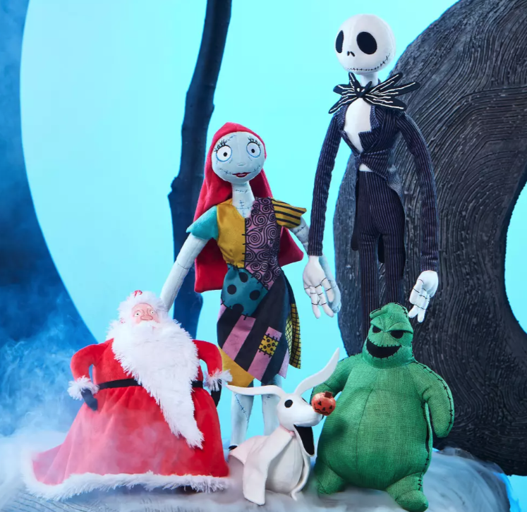 Jack Skellington látková hračka Ukradené vánoce