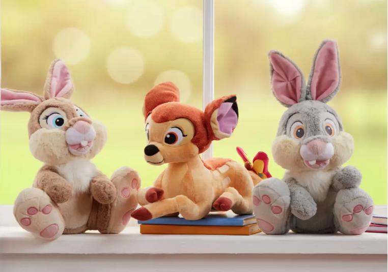 Bambi plyšová hračka s motýlkem