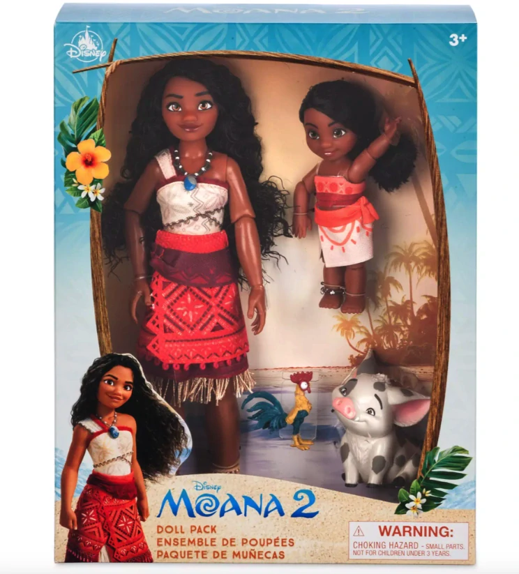 Disney Odvážná Vaiana 2 panenky sada Moana 2