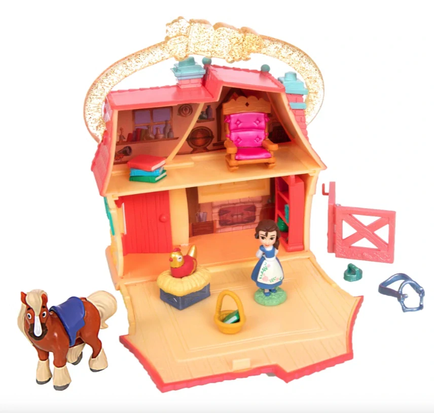 Kráska a zvíře mini domeček na hraní, princezna Bella