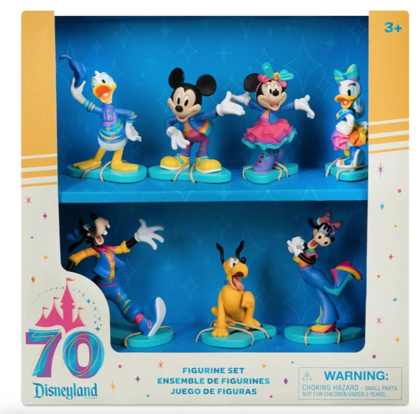  Mickey Mouse a jeho přátelé figurky sada k 70. výročí Disneylandu