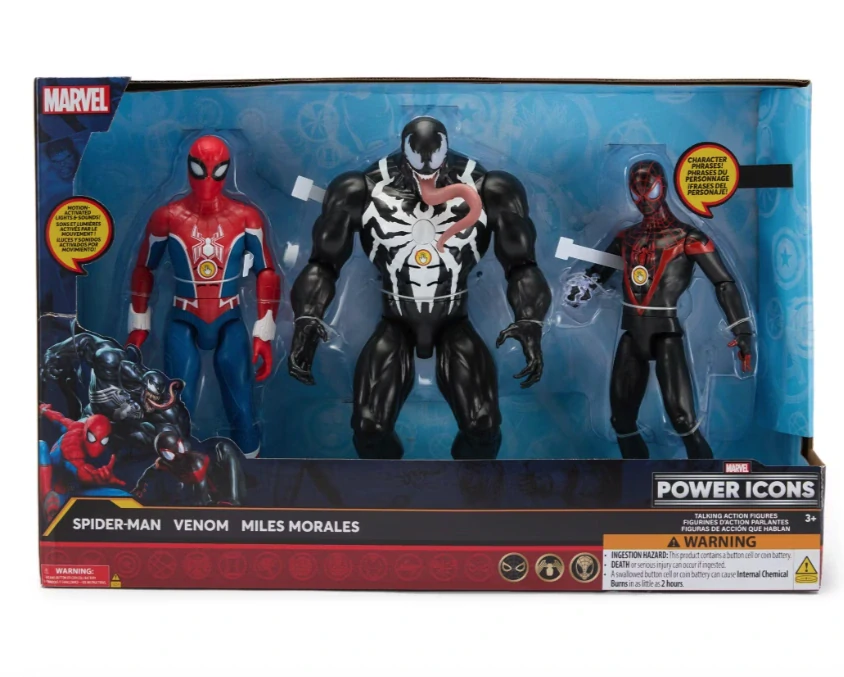 Spider-Mana, Milese Moralese a Venom Sada mluvících akčních figurek 