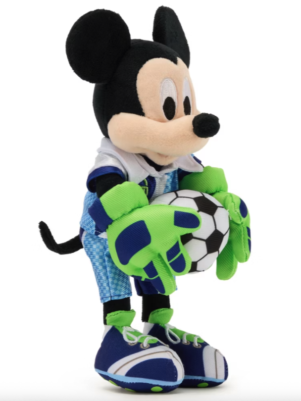 Mickey Mouse fotbalista plyšová hračka - 23 cm