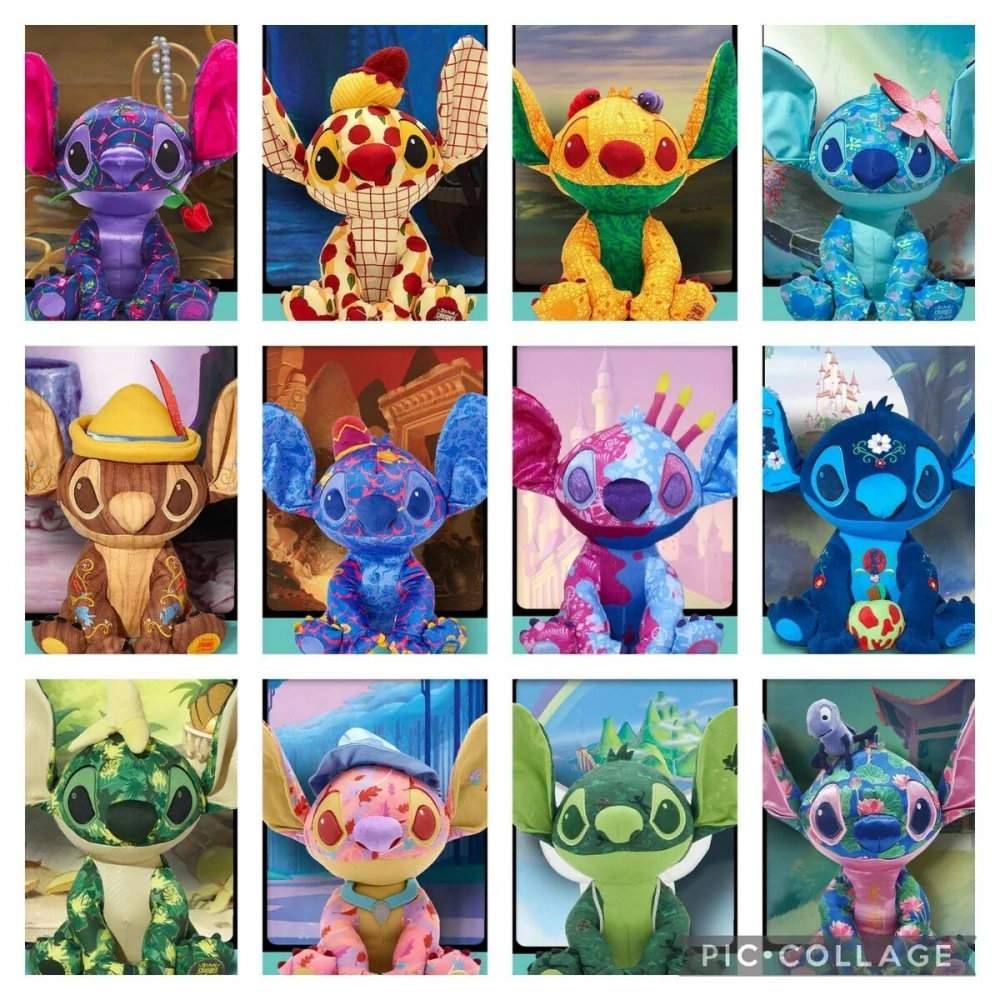 Stitch látková limitovaná hračka jako Šípková Růženka Disney (7 z 12)