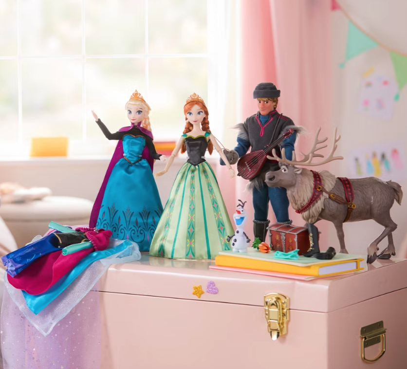 Frozen panenky velká dárková sada Elsa, Anna a Kristoff