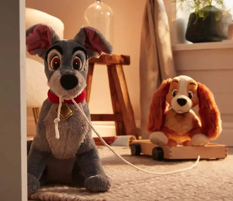 Lady a Tramp - Lady plyšová hračka vel. L 