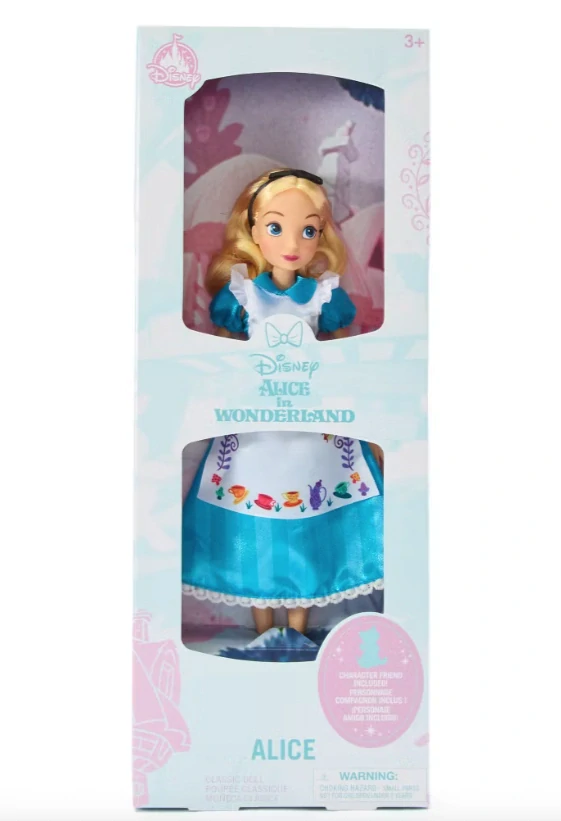 Alenka v říši divů panenka s figurkou