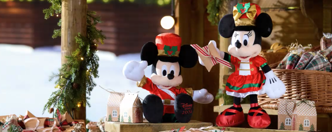 Minnie Mouse vánoční plyšová hračka 2026