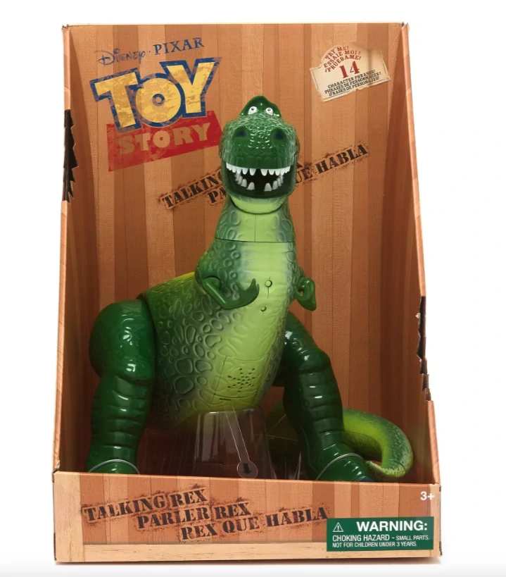 DISNEY Příběh hraček Rex originální mluvící akční figurka