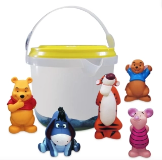 Disney Medvídek Pú Sada hraček do vany 