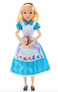 Alenka v říši divů panenka s figurkou