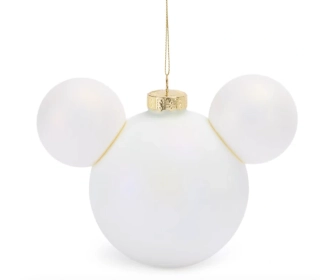 Mickey Mouse vánoční ozdoba na stromeček bílá