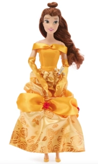 Bella panenka s figurkou  Kráska a zvíře 