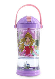 Princess dětská láhev s brčkem na pití Disney
