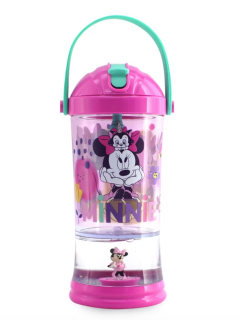 Minnie Mouse dětská láhev s brčkem na pití Disney