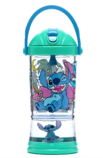 Lilo & Stitch dětská láhev s brčkem na pití Stitch
