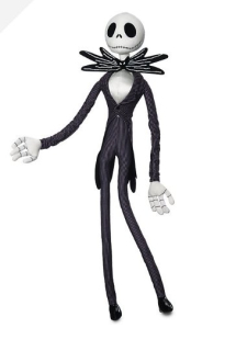 Jack Skellington látková hračka Ukradené vánoce