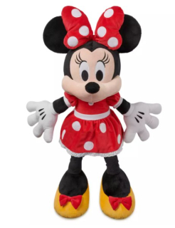 MINNIE MOUSE plyšová hračka v červených šatičkách vel. XL